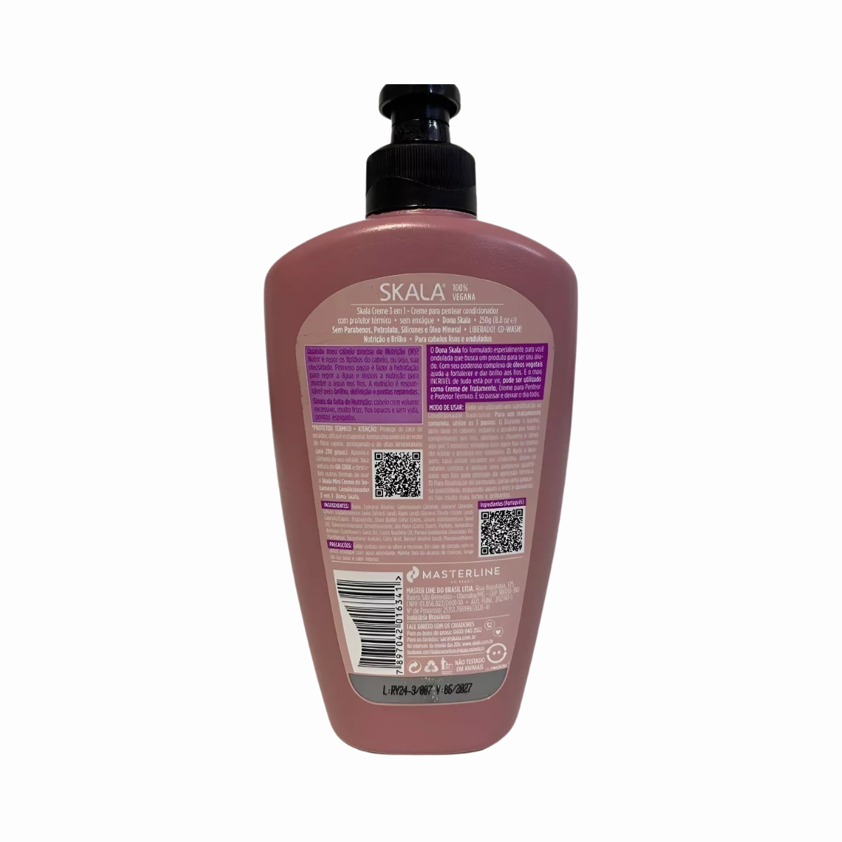 Skala Expert Crema de Peinar 3 en 1 Dona Con protector Termico 250g-2