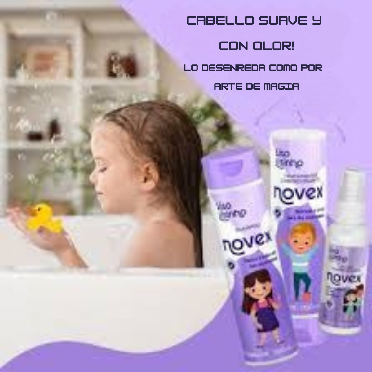 Novex Kit Shampoo Acondicionador + Desendredante Liso Lisiho-1