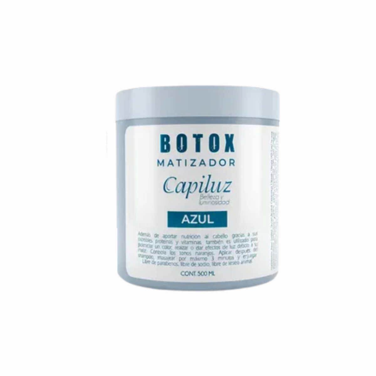 Capiluz Pack Shampoo Matizador Azul + B-tox Matizador Azul.-2