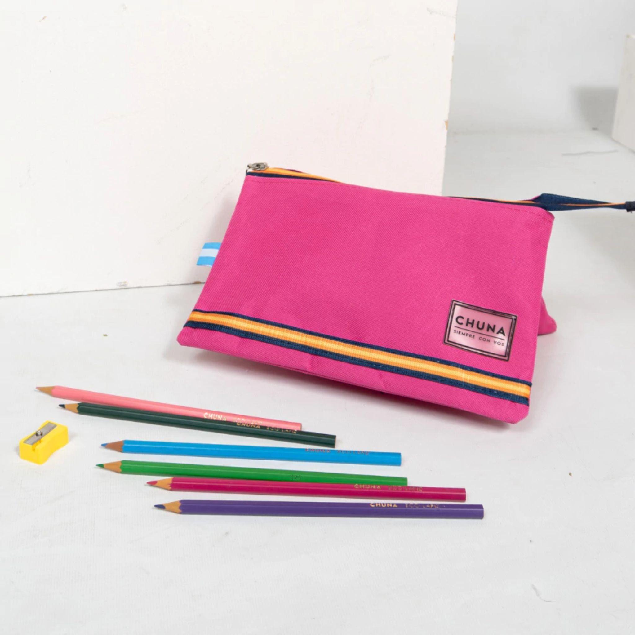 Estuche Escolar Triple Compartimentos -0