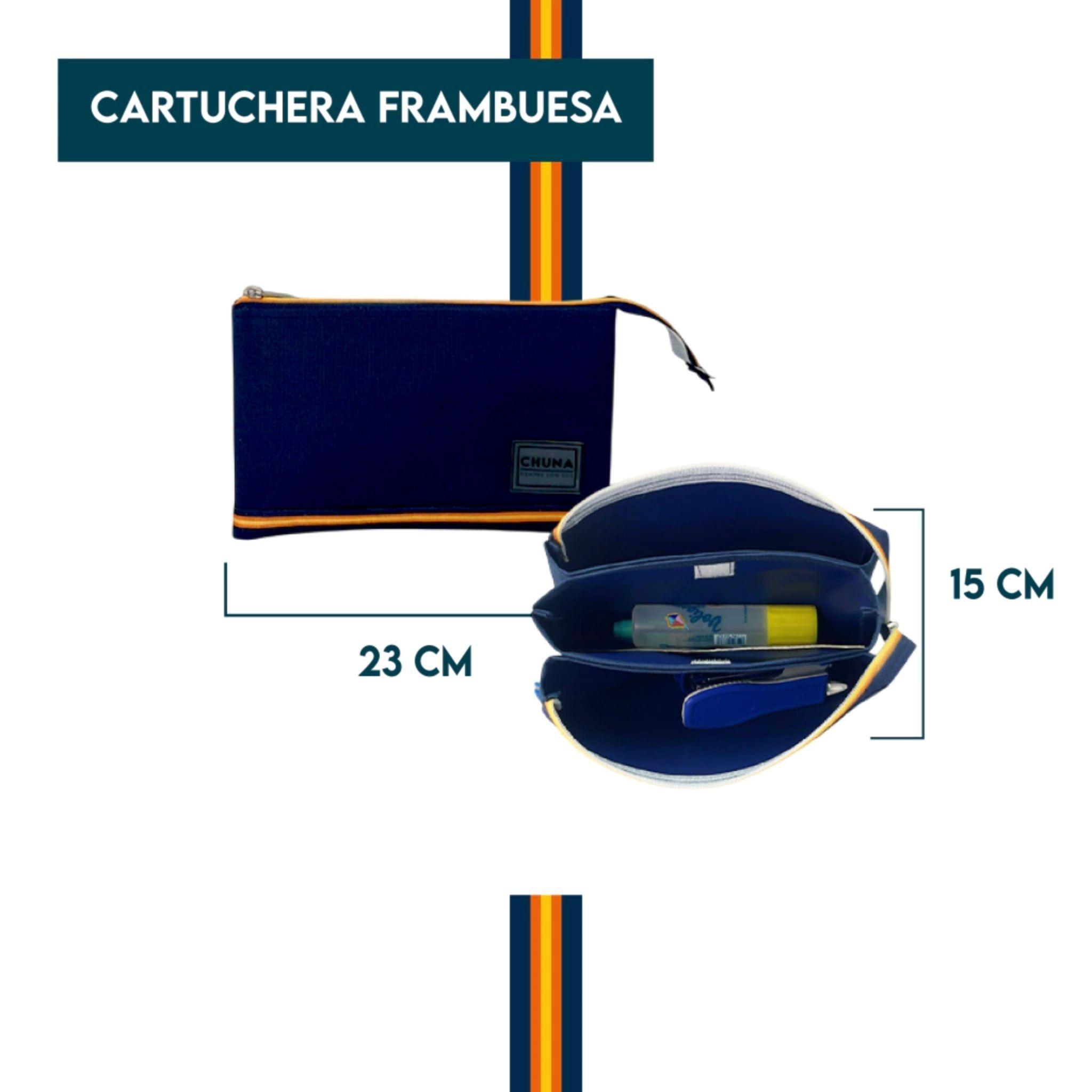Estuche Escolar Triple Compartimentos -2