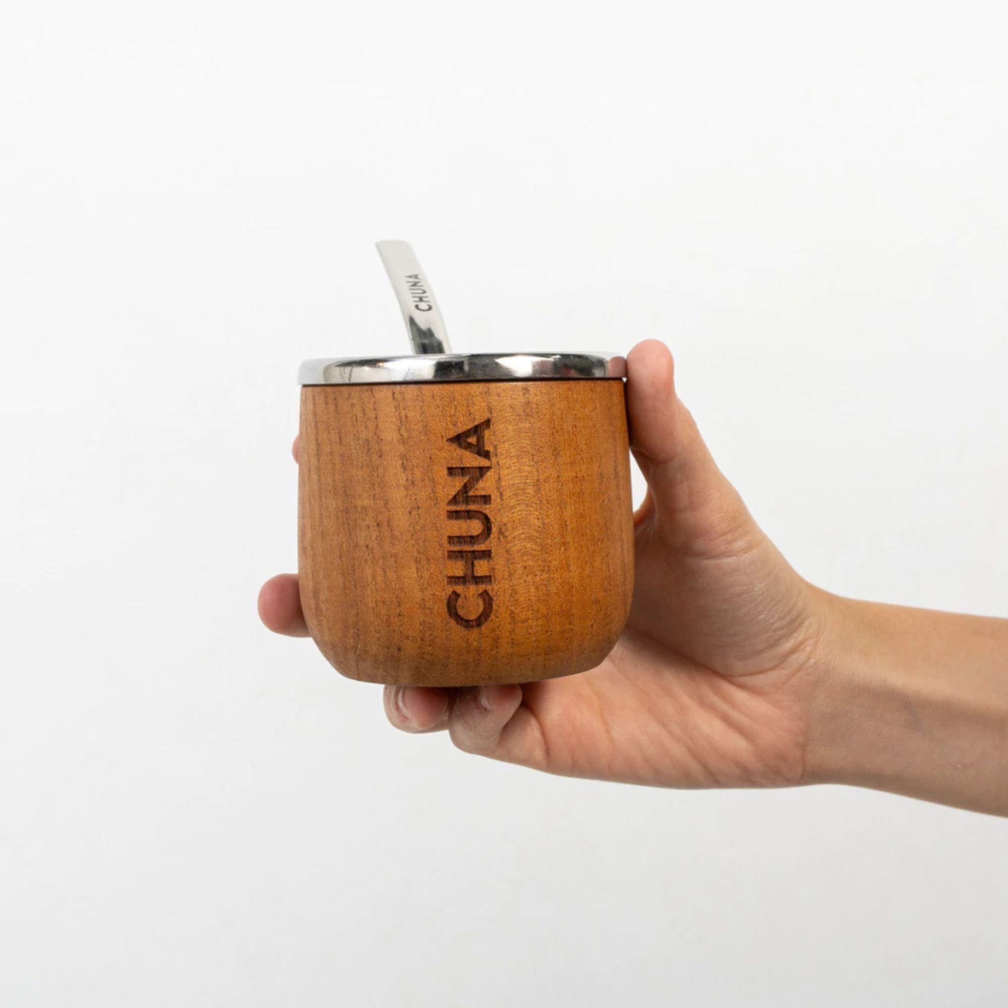 Mate Acero Inoxidable y Madera Janos-1