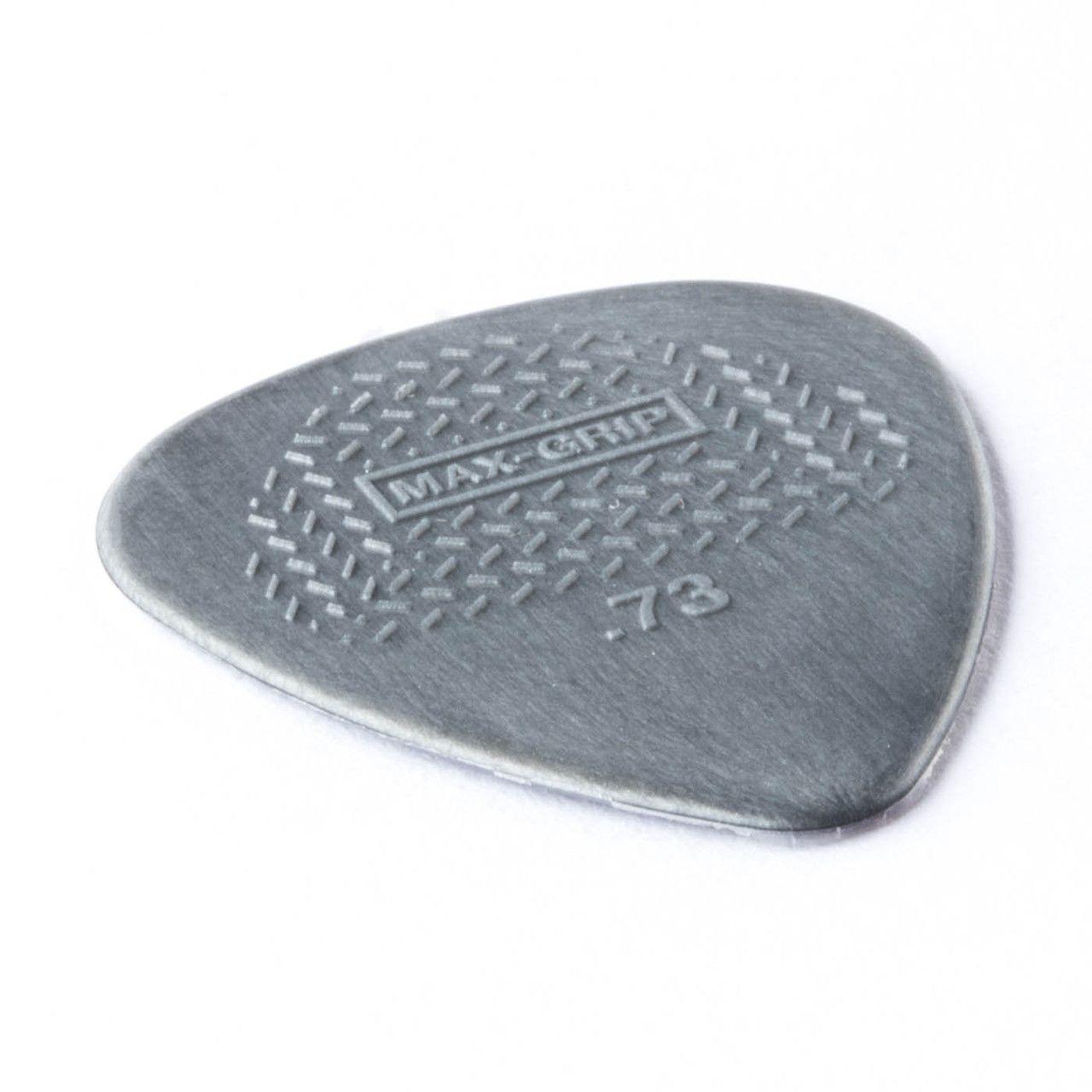 Pack de 12 uñetas Dunlop MAX-GRIP Nylon Standard .73mm-2