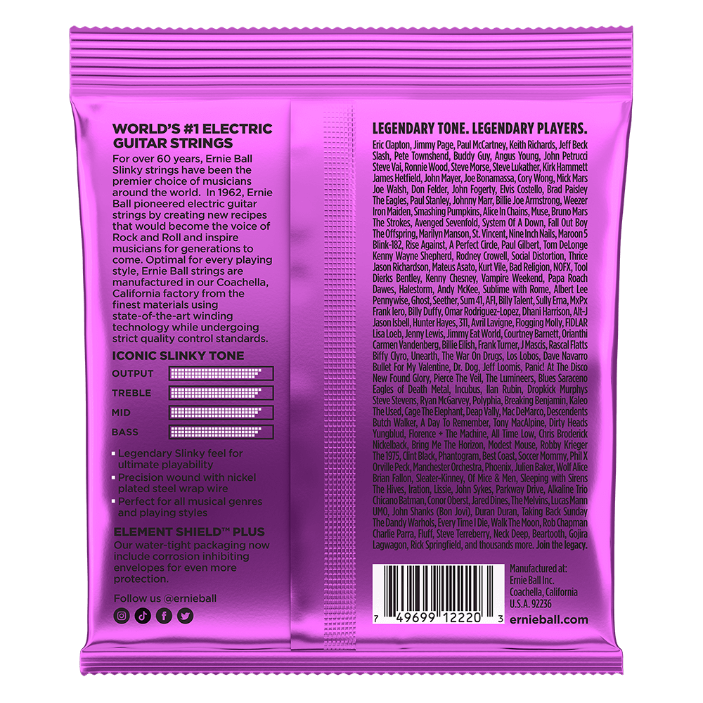 Cuerdas de guitarra eléctrica Ernie Ball Power Slinky Nickel Wound | 11-48-1