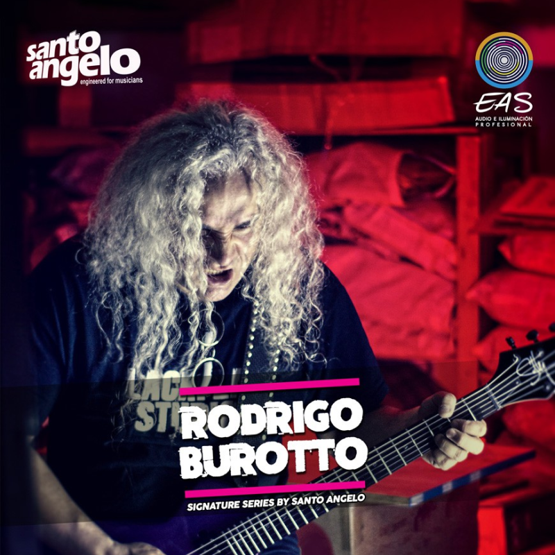 Cable de Instrumento Santo Angelo Signature Rodrigo Burotto Plug Recto OFHC 6,10 m - Rosado-2