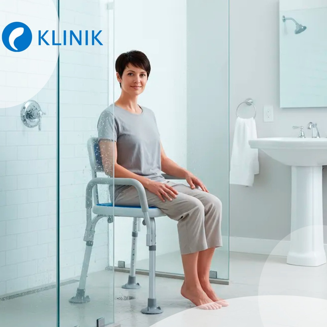 Silla De Ducha Baño Antideslizante Respaldo Y Apoyabrazos-7