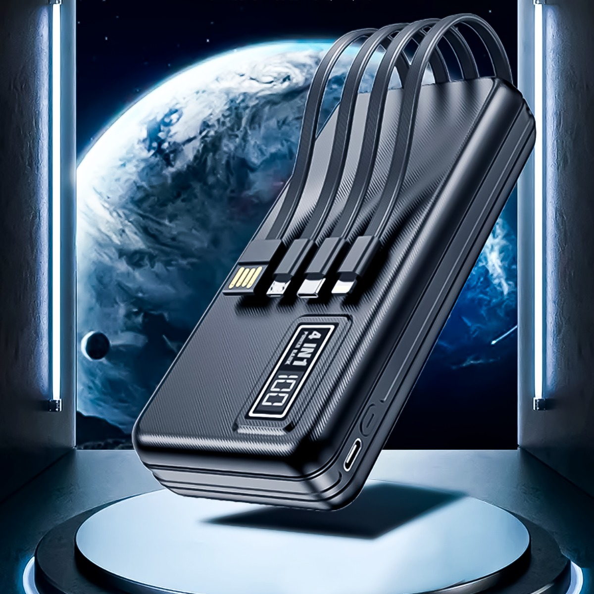 Cargador Portátil Powerbank Usb 20000mah 3 En 1-2