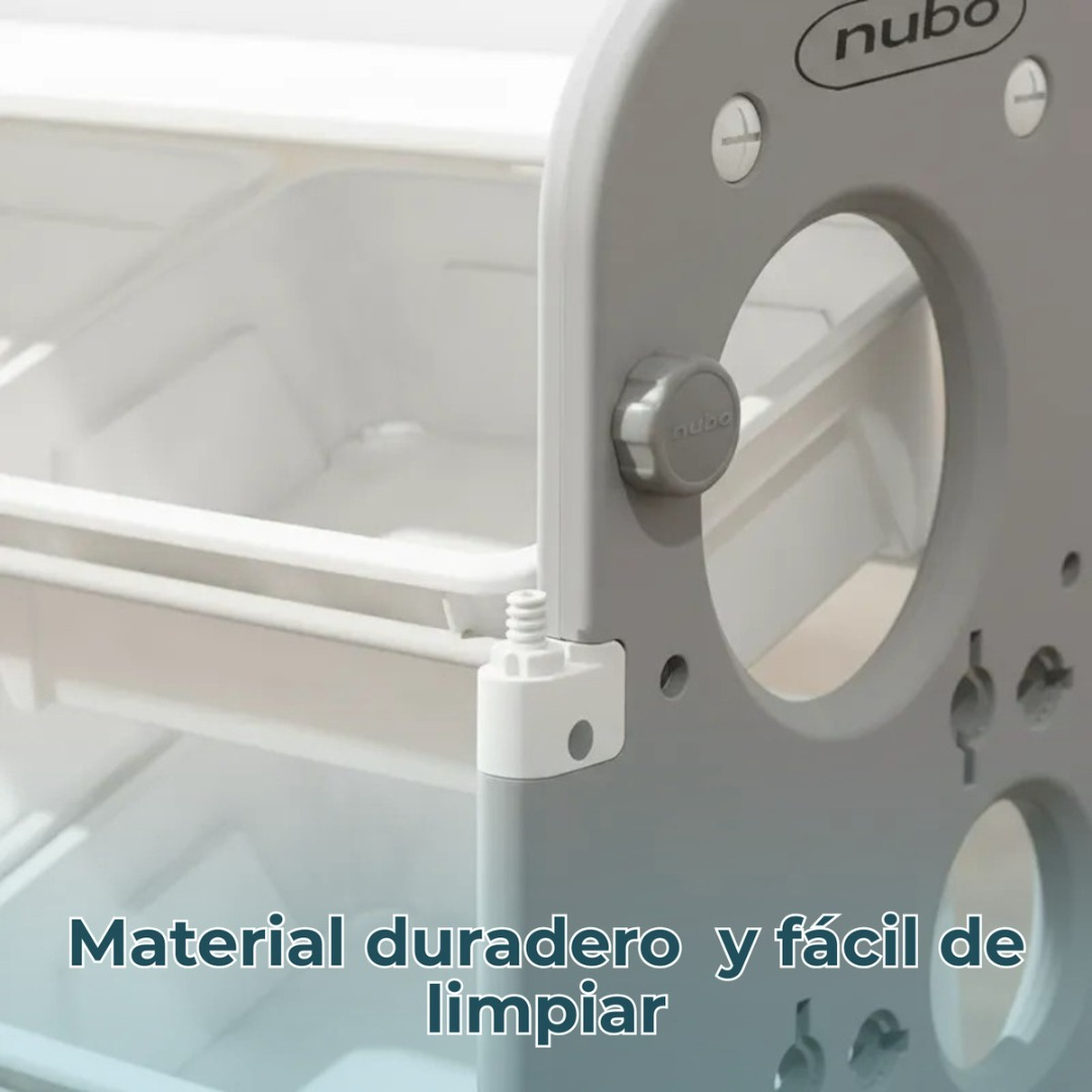 Organizador De Juguetes Pequeño 6 Bandejas Blanco Niños Bebe-3