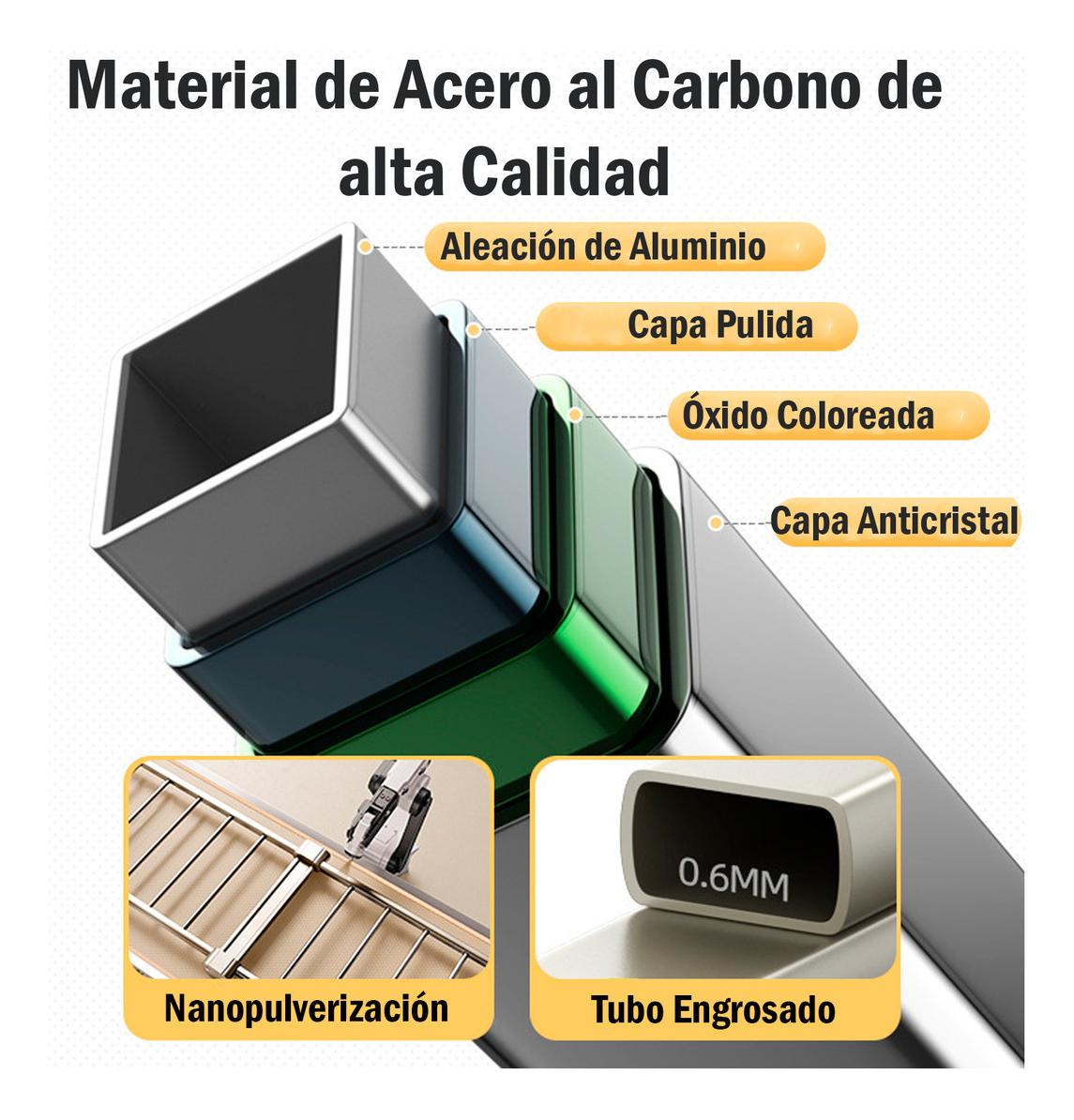 Tendedero Plegable Premium Acero Inox 170cm 50kg-2