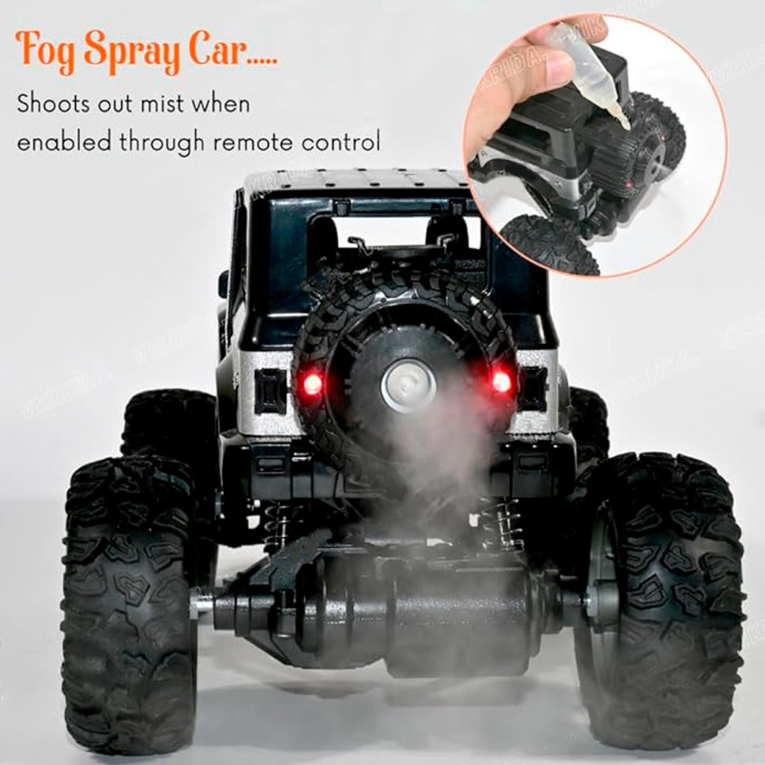 Auto Control Remoto Jeep Cross Country 2.4ghz Humo Y Luces Varios Colores-3