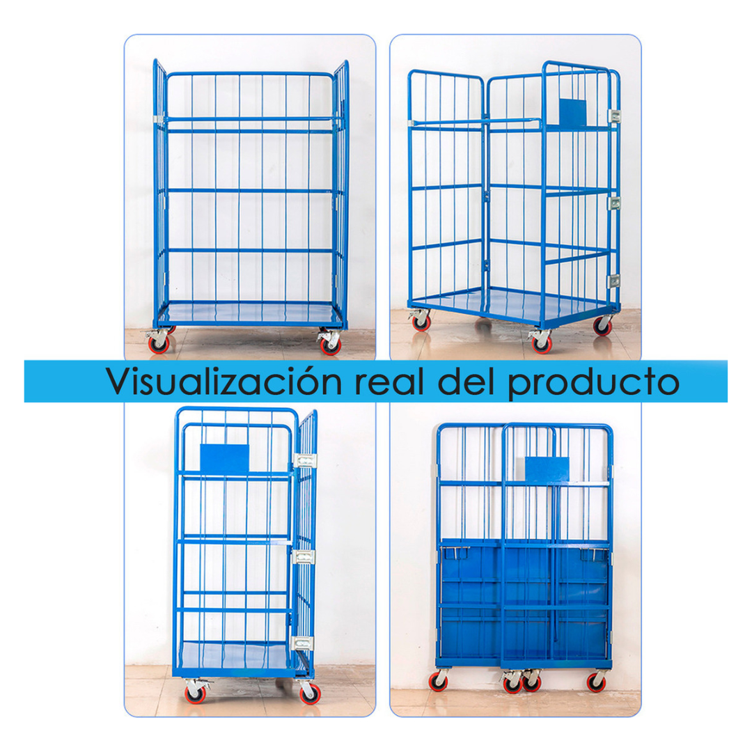 Carro Picking Para Bodega Plegable Acero 500kg-2