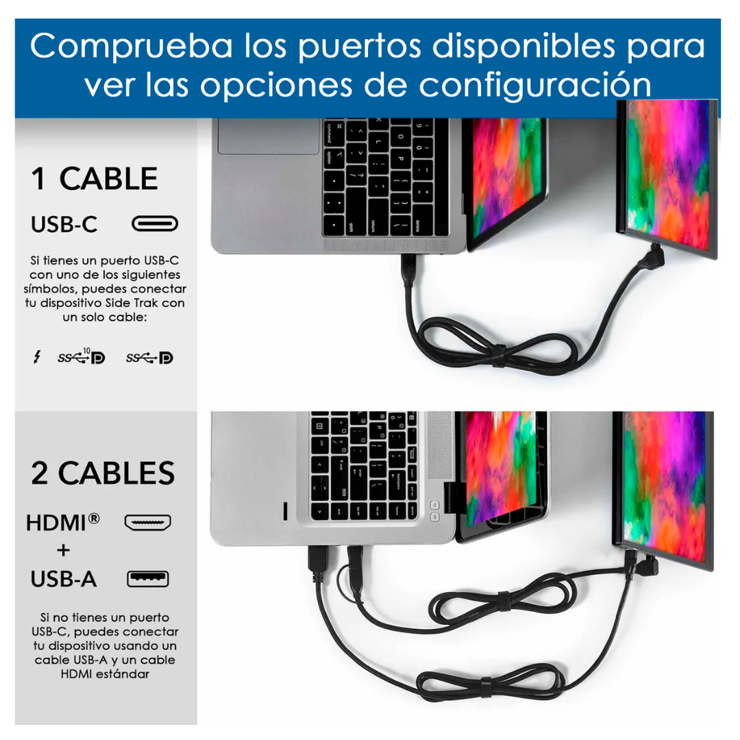 Monitor Portatil  Con Pantalla De 15.6 Pulgadas 60hz Full Hd-2