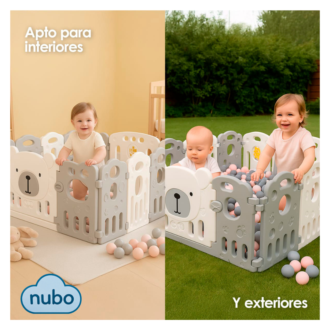 Corral Juegos Bebe Infantil Premium De 155x192cm Armable-7