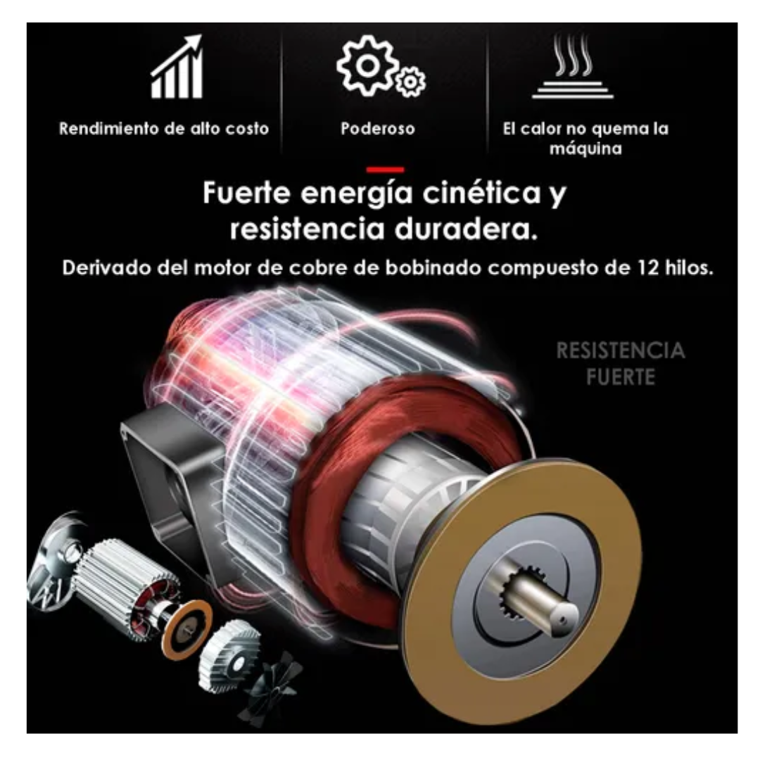 Tecle Eléctrico Inalámbrico 1200kg 12mtrs Cable Acero 1850w-4