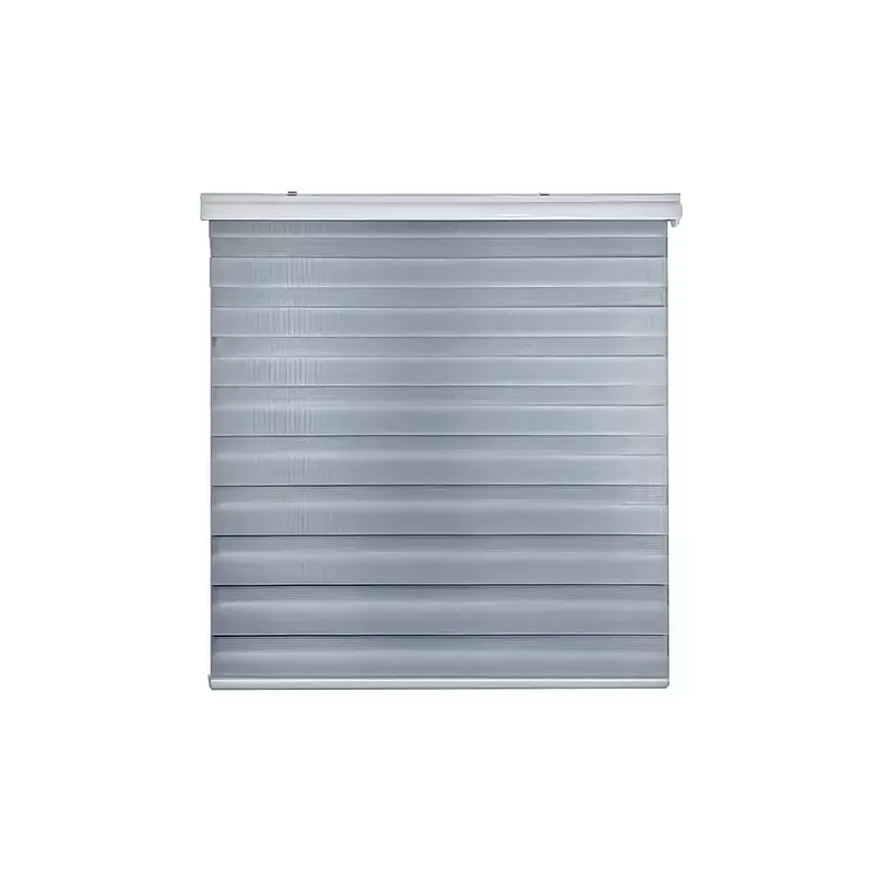 Cortina Roller Duo Zebra Día Y Noche 150 X 200 Gris-0