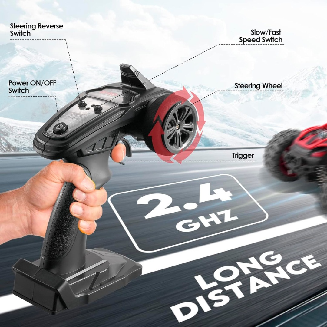 Auto A Control 4x4 Todo Terreno Rider Storm 1:14 Profesional Varios Colores-1