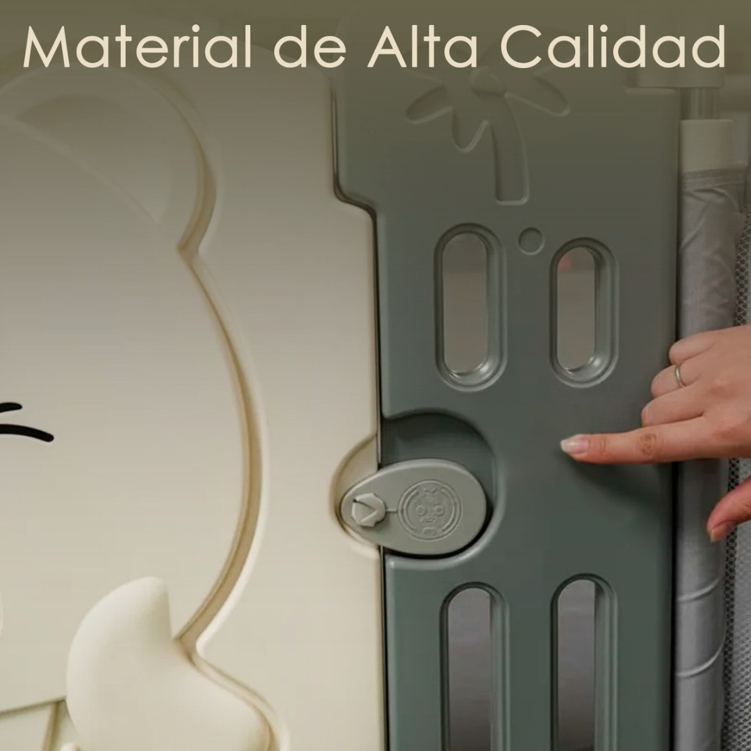 Corral Infantil Puerta De Oso Y Malla Oxford 120x180cm Oso-3