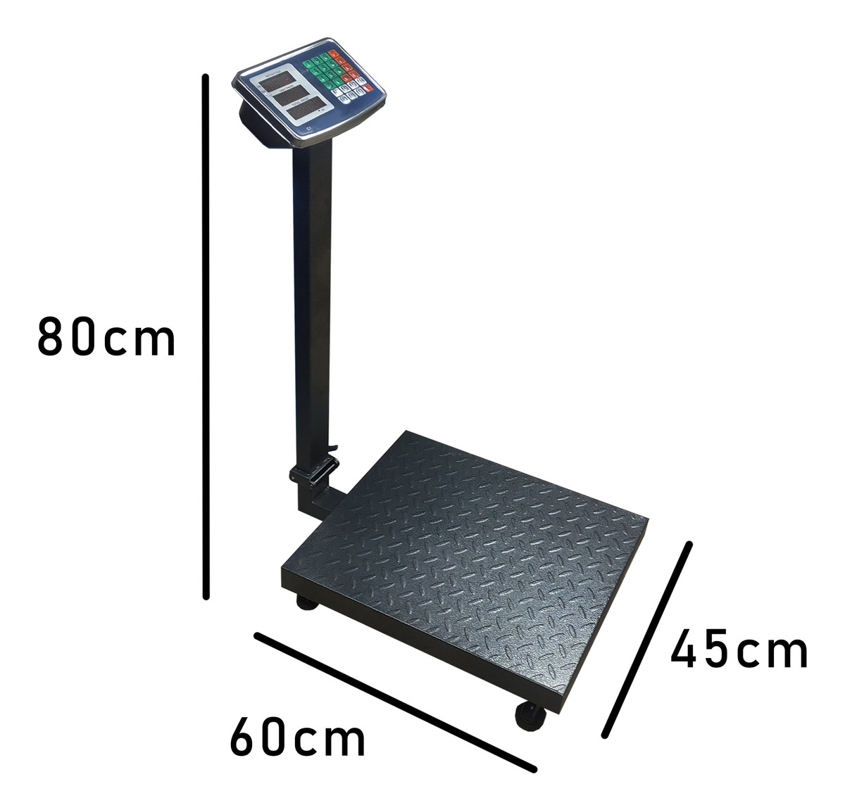 Balanza Industrial Pesa Digital 500 Kg Recargable Con Brazo-1