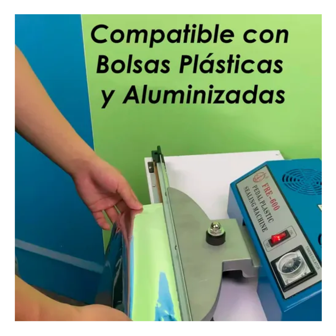 Selladora Cortadora De Bolsa De 60cm Con Pedal 600w-5