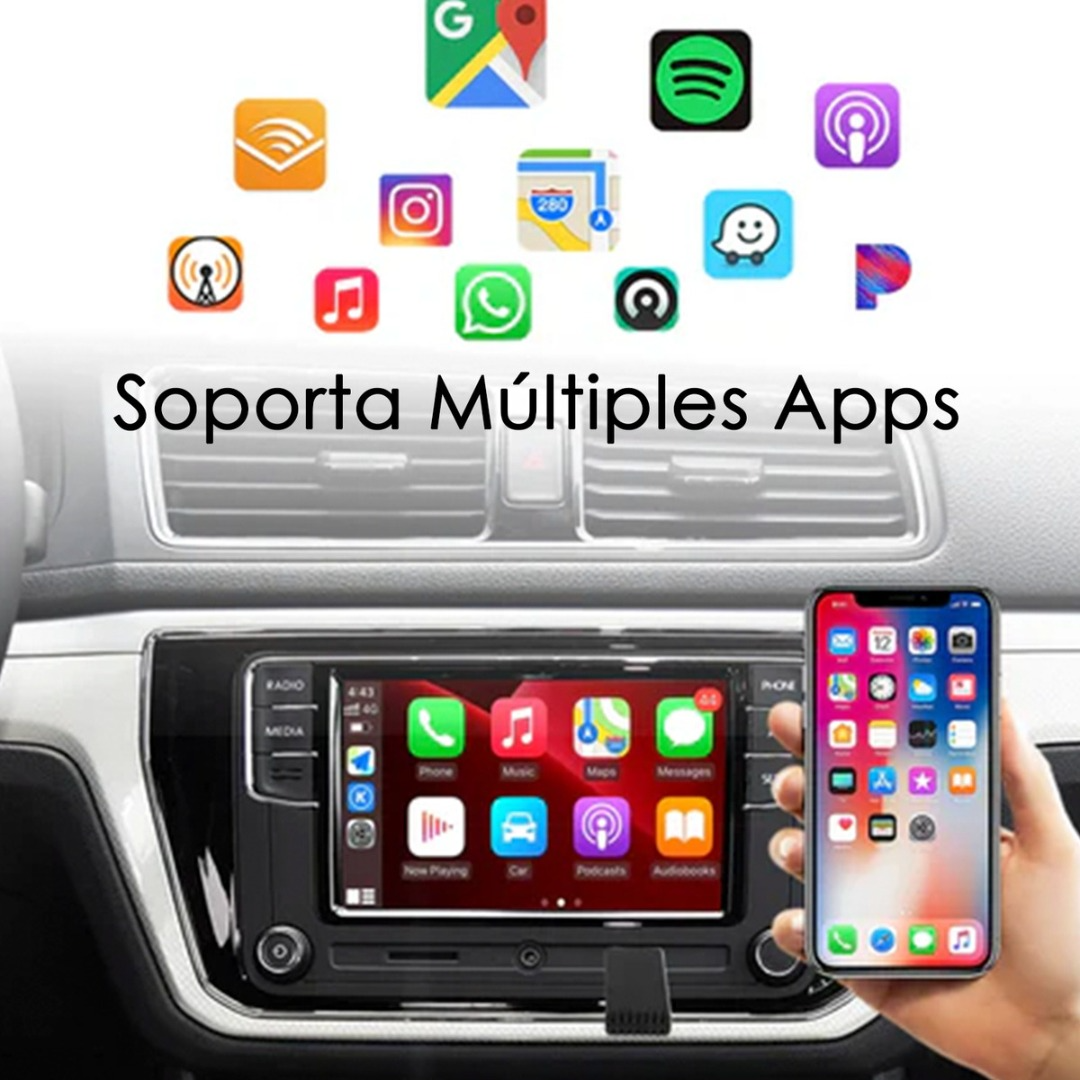 Adaptador Inalámbrico Mini Carplaybox Puerto Usb Dual-2