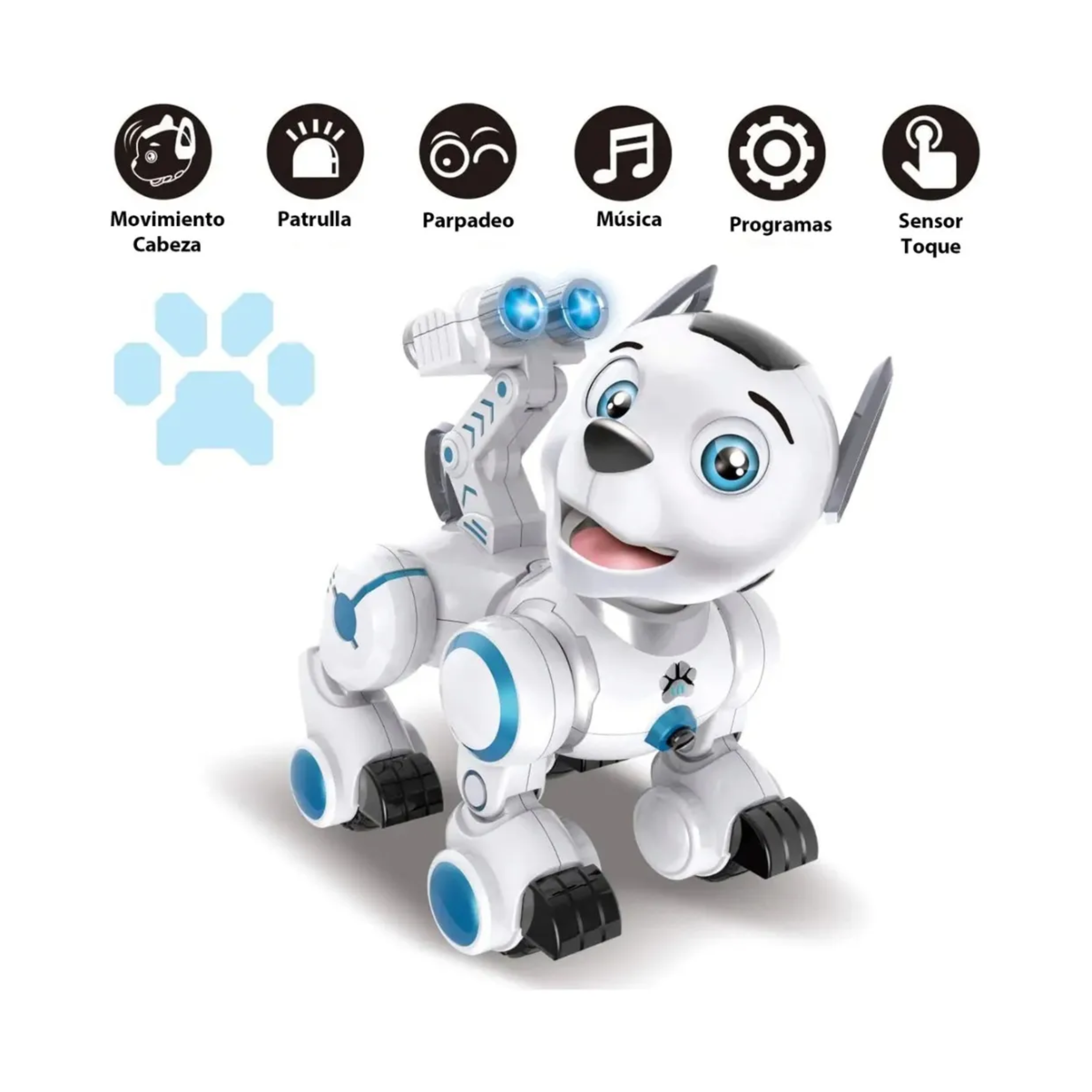 Perro Robot Inteligente Interactivo Juguete Niños Gestos-4