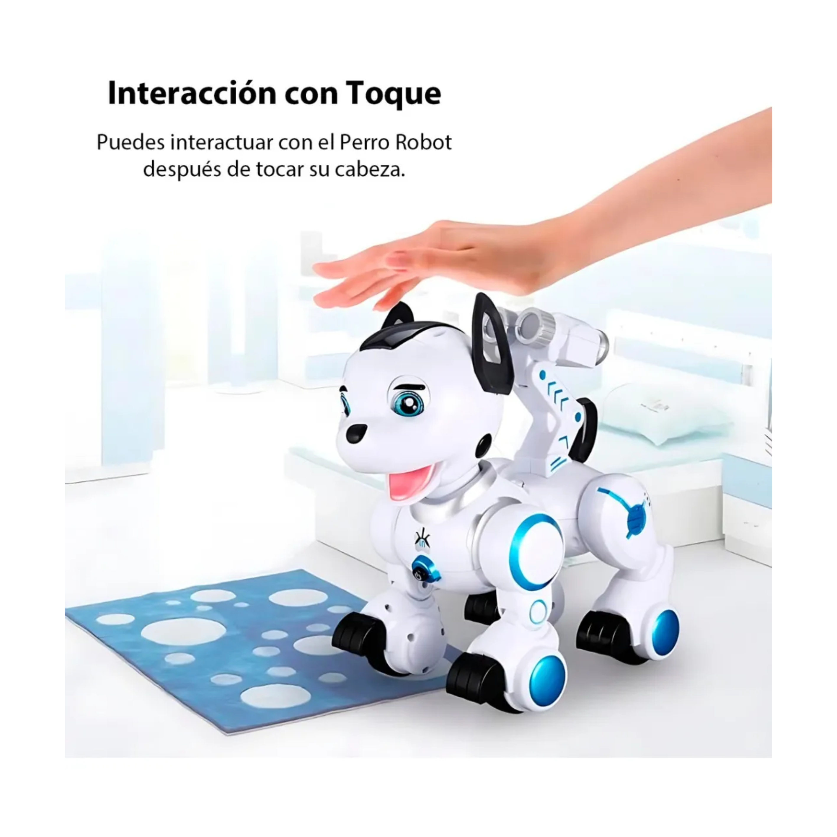 Perro Robot Inteligente Interactivo Juguete Niños Gestos-6