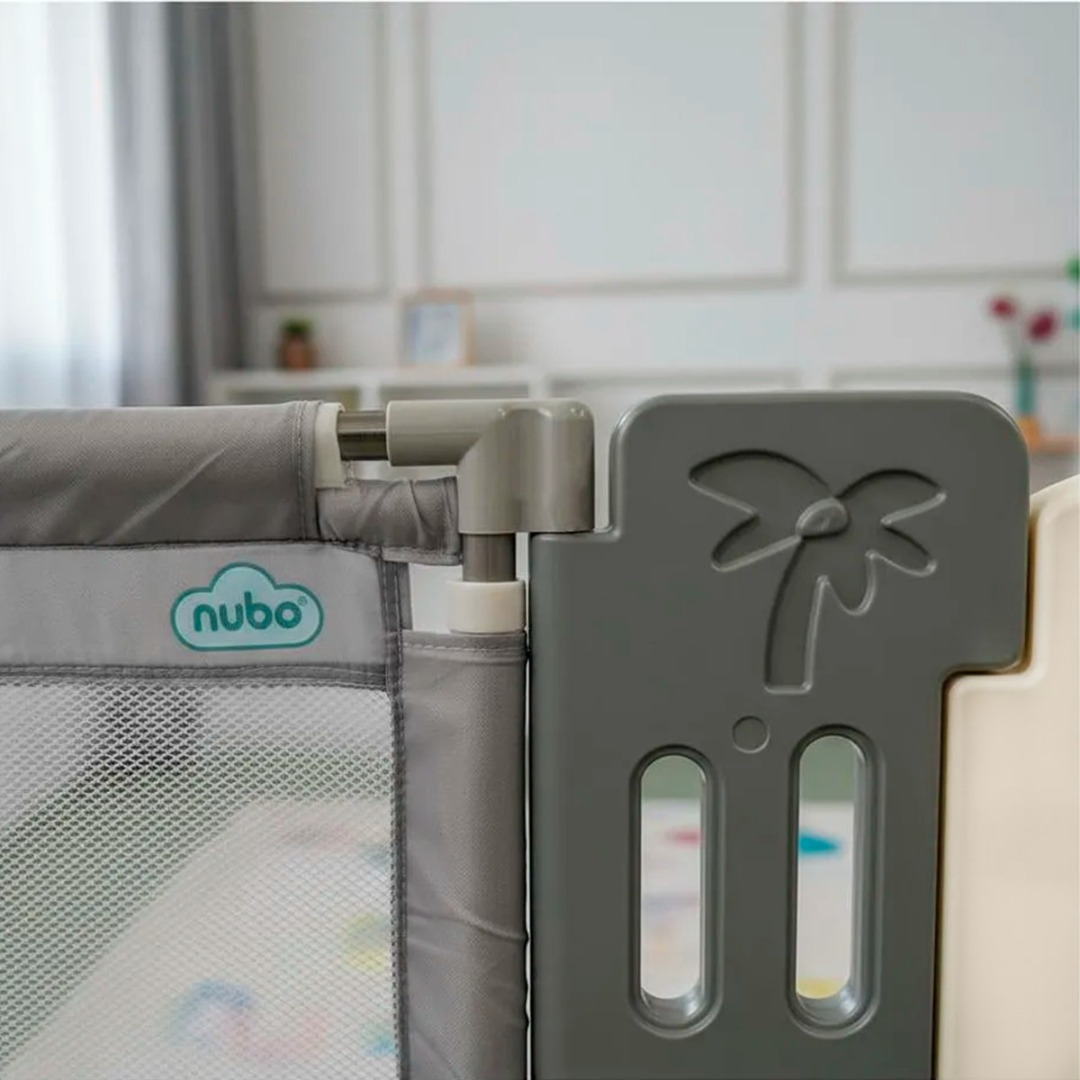 Corral Infantil Puerta Osito Malla Con Pelotas 180x200cm Oso-3