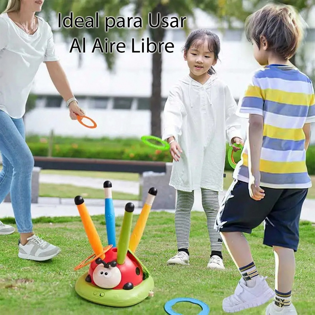 Chinita Interactiva 3en1 Salto Música Y Aros Niños-3