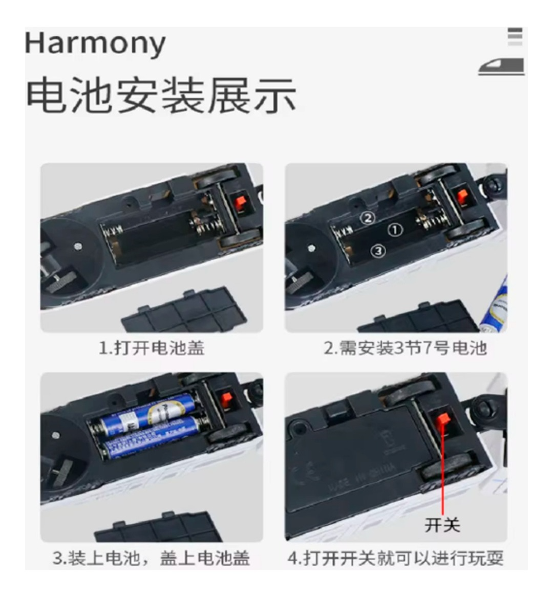 Tren Electrico Simulación Música Y Efectos Escala 1:8-3