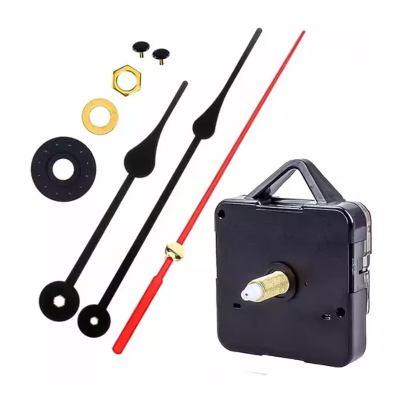 Mecanismo Reloj Modulo Mural 12mm Pica Silencioso Agujas-1