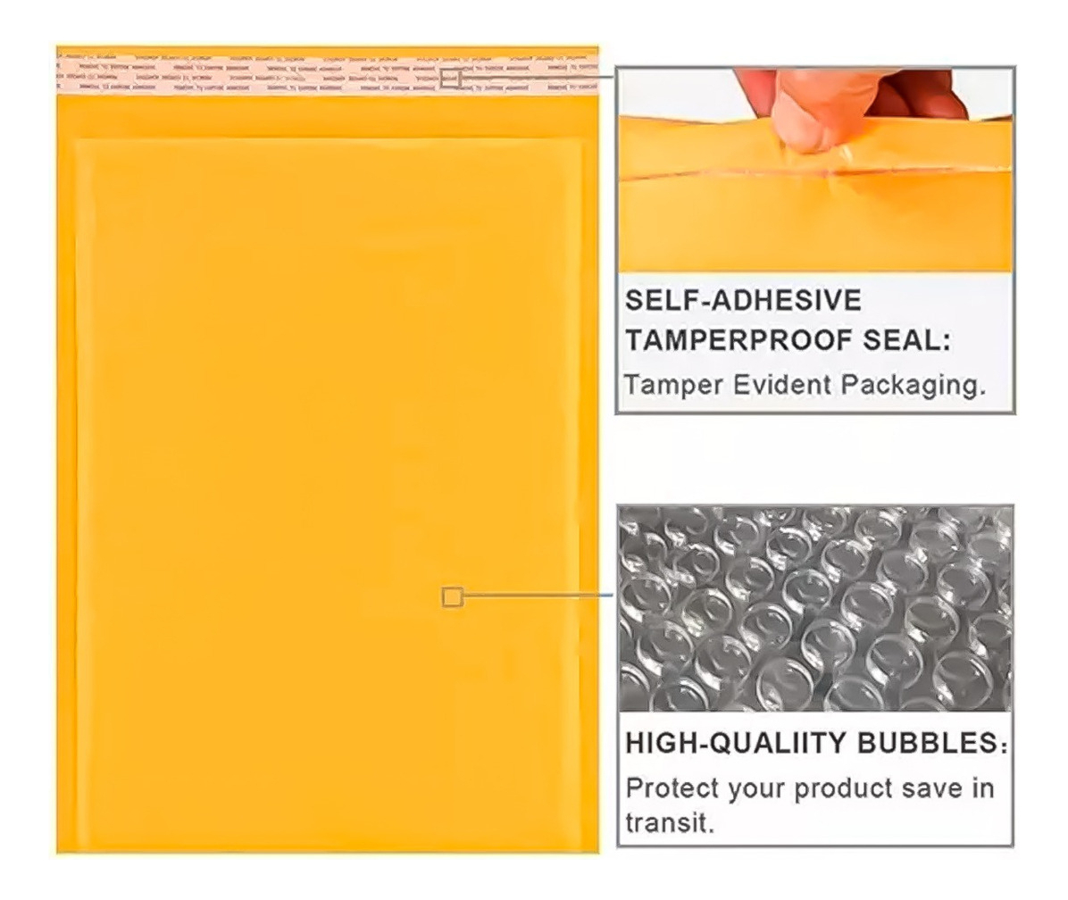 Pack 50 Sobres Acolchados Burbujas 13x21impermeable Adhesivo-2