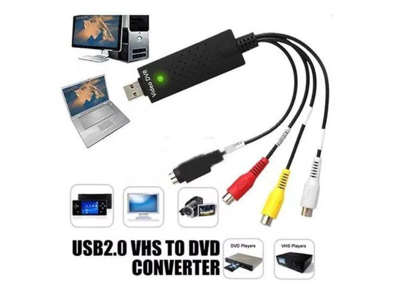 Capturadora Video Vhs Video Y Audio Obs Vlc Rca A -1