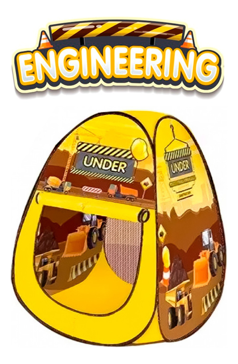 Carpa Infantil Piscina 100 Pelota Ingeniero Juego Niños-3