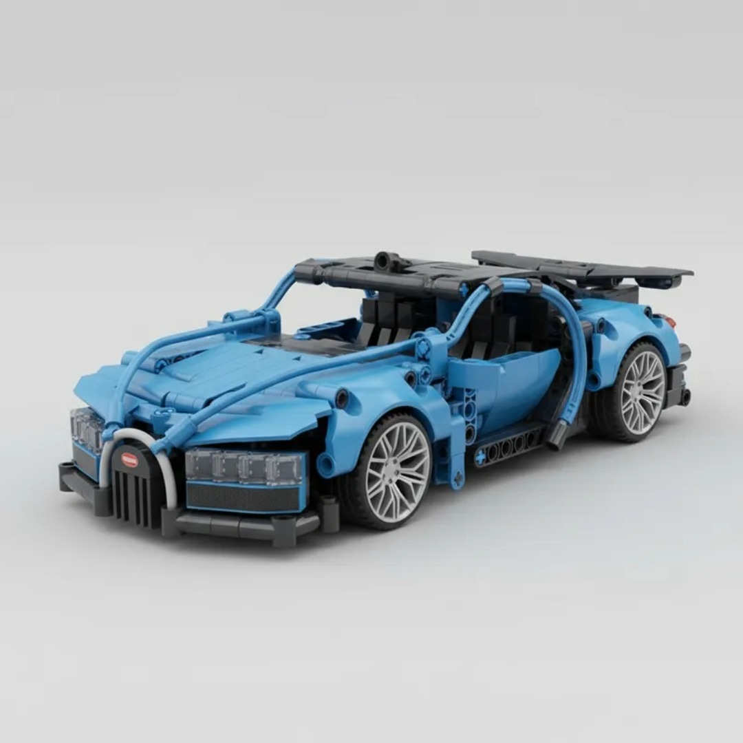 Bloques Construcción Auto Bugatti 482p Armable Juguete Niños-3