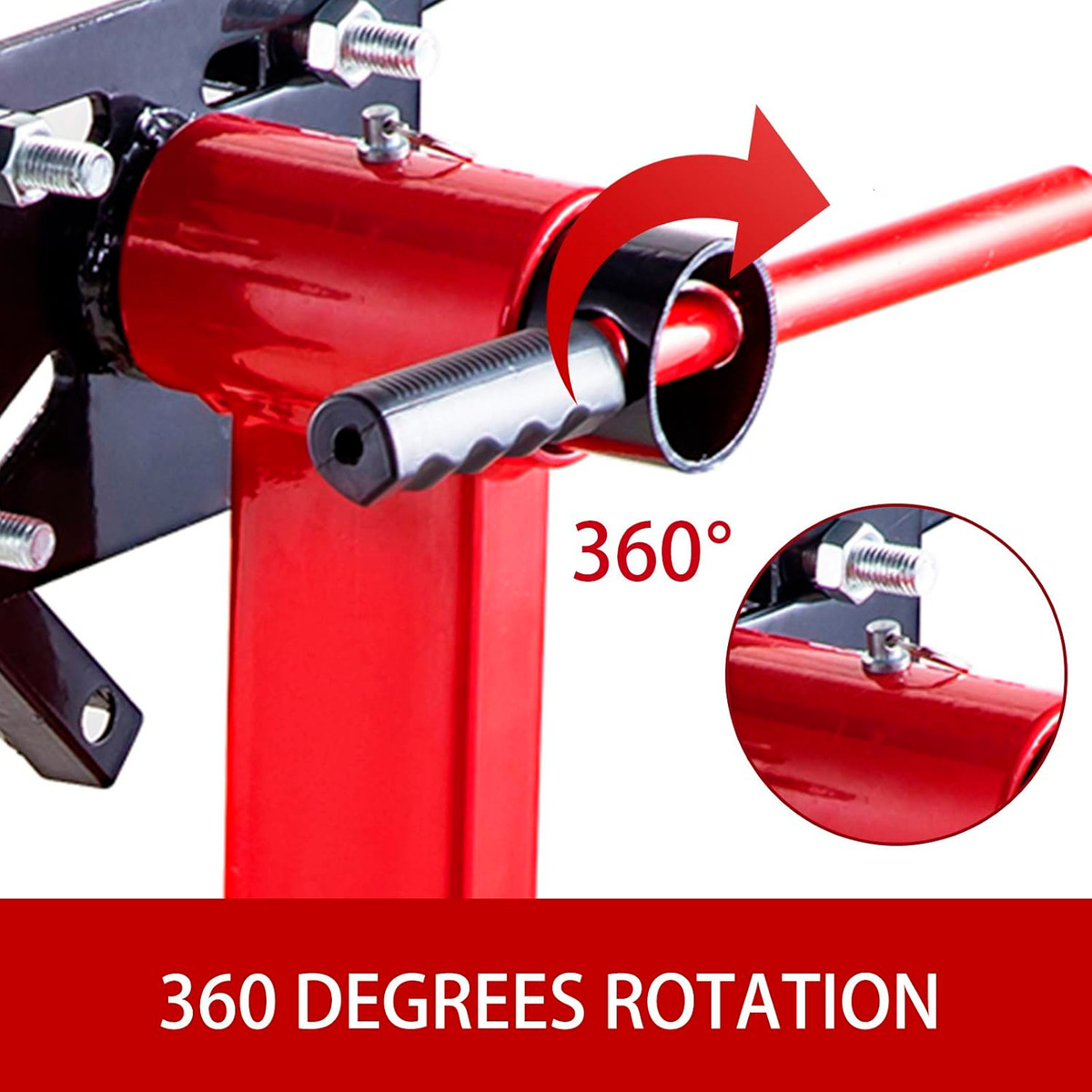 Soporte Multibanco Para Motores 1 Ton Tipo U 360° Plegable-3
