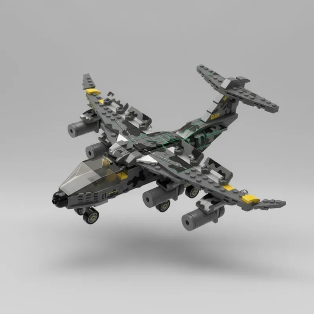 Bloques Armables Avion Juguete Construccion Didactico 549pcs-3