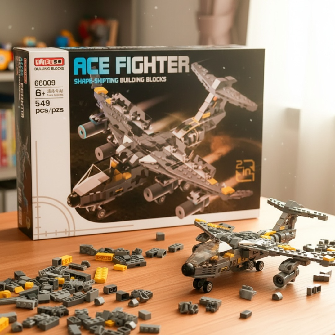 Bloques Armables Avion Juguete Construccion Didactico 549pcs-4