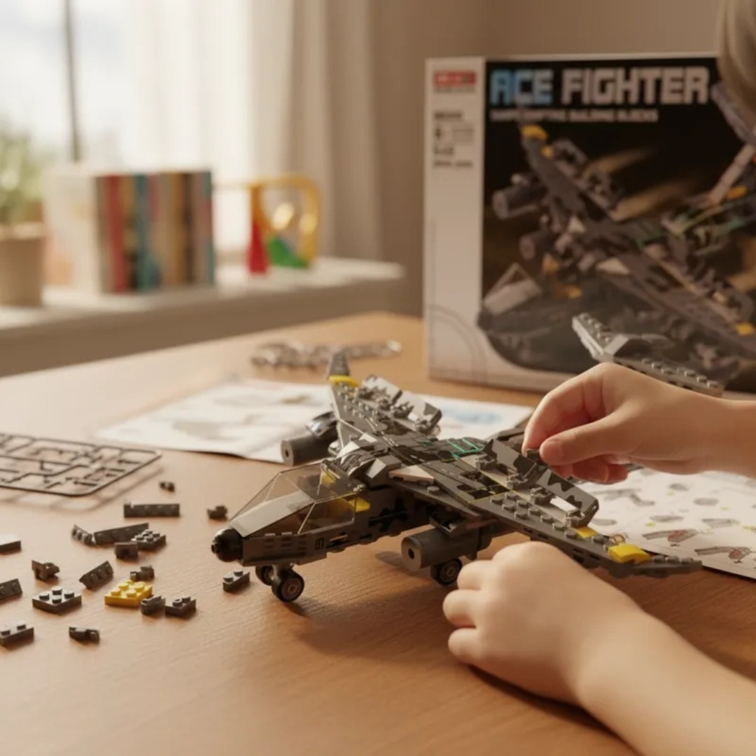 Bloques Armables Avion Juguete Construccion Didactico 549pcs-5