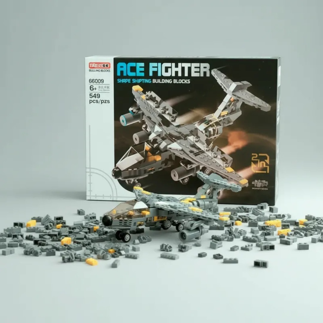 Bloques Armables Avion Juguete Construccion Didactico 549pcs-7