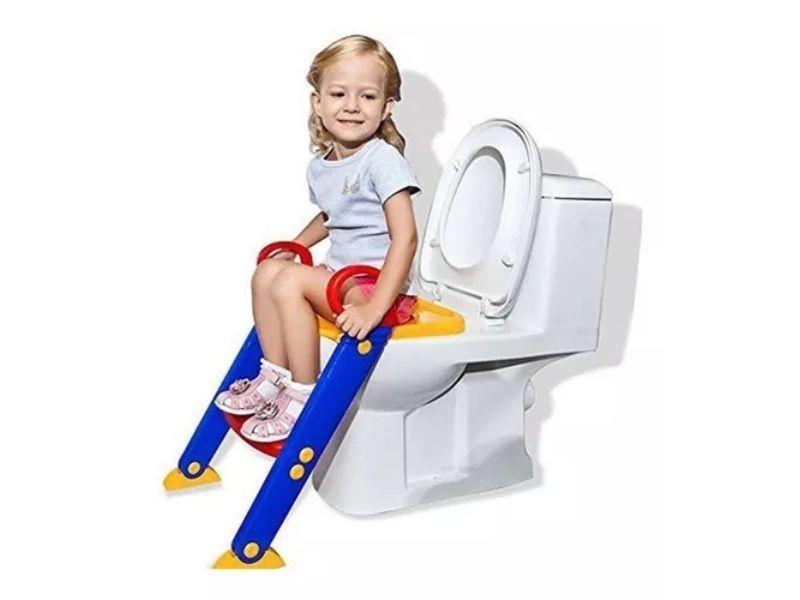 Asiento Adaptador Escalera Inodoro Wc Para Niños Froggie AA-0