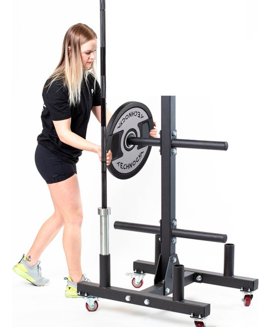 Disco Olímpico 5kg Para Pesas Barras Profesional Engomado-2