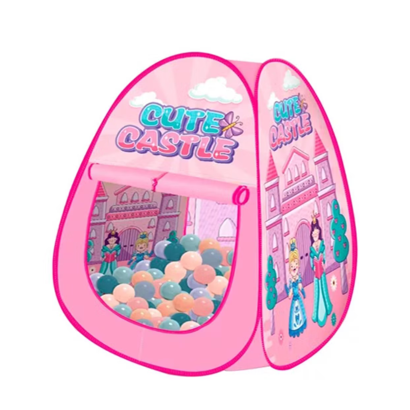 Carpa Infantil Piscina 100 Pelota Castillo Cute Juego Niñas-1