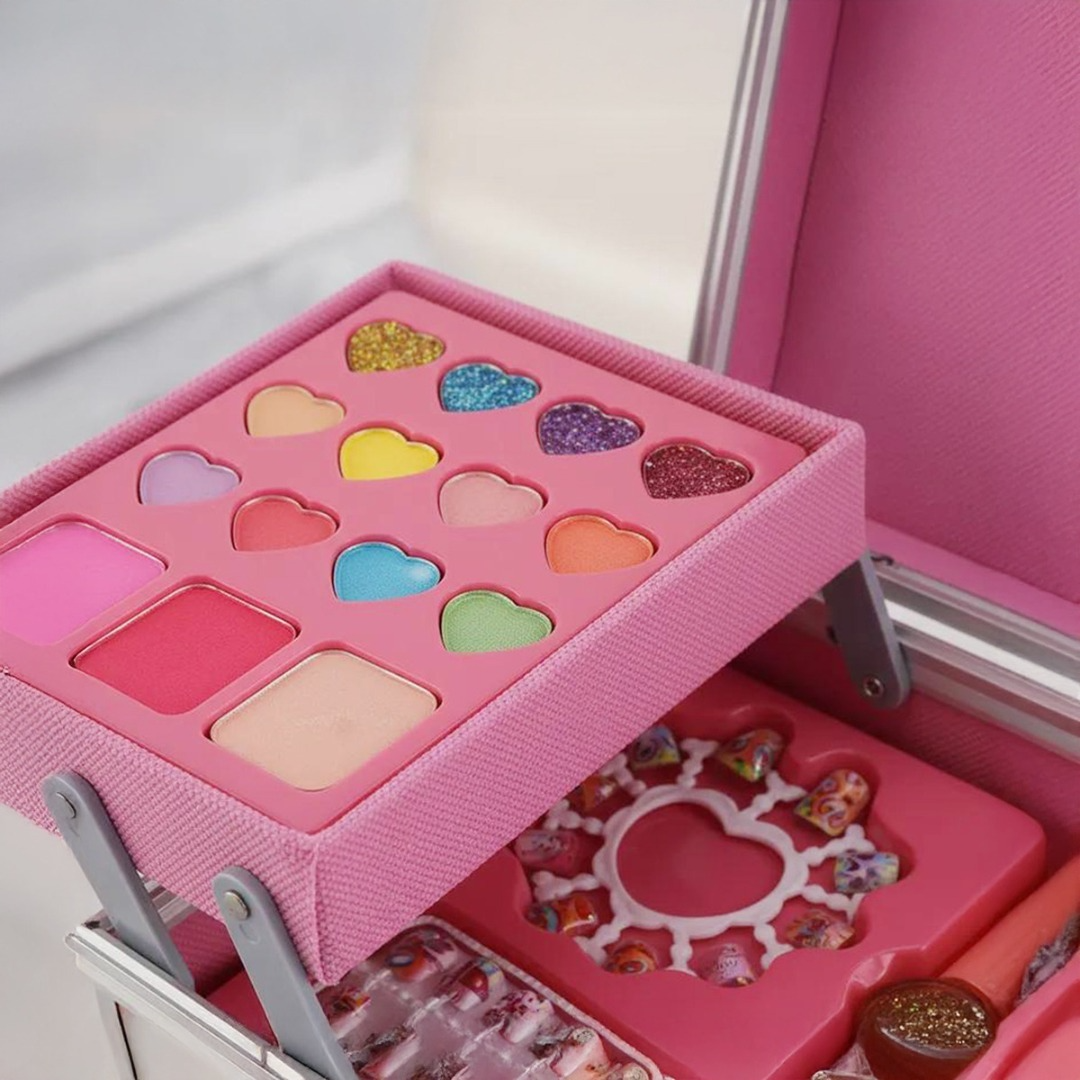 Set De Maquillaje Para Ñiñas Infantil De Unicornio De 37 Pcs-5