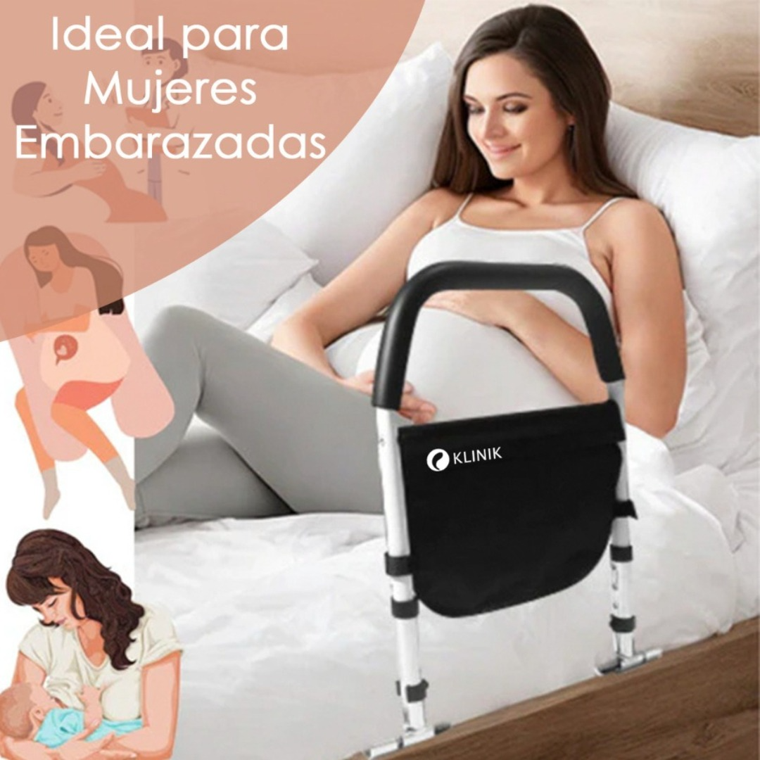 Agarradera Barra De Apoyo Para Cama Reforzada Con Bolsillo-4