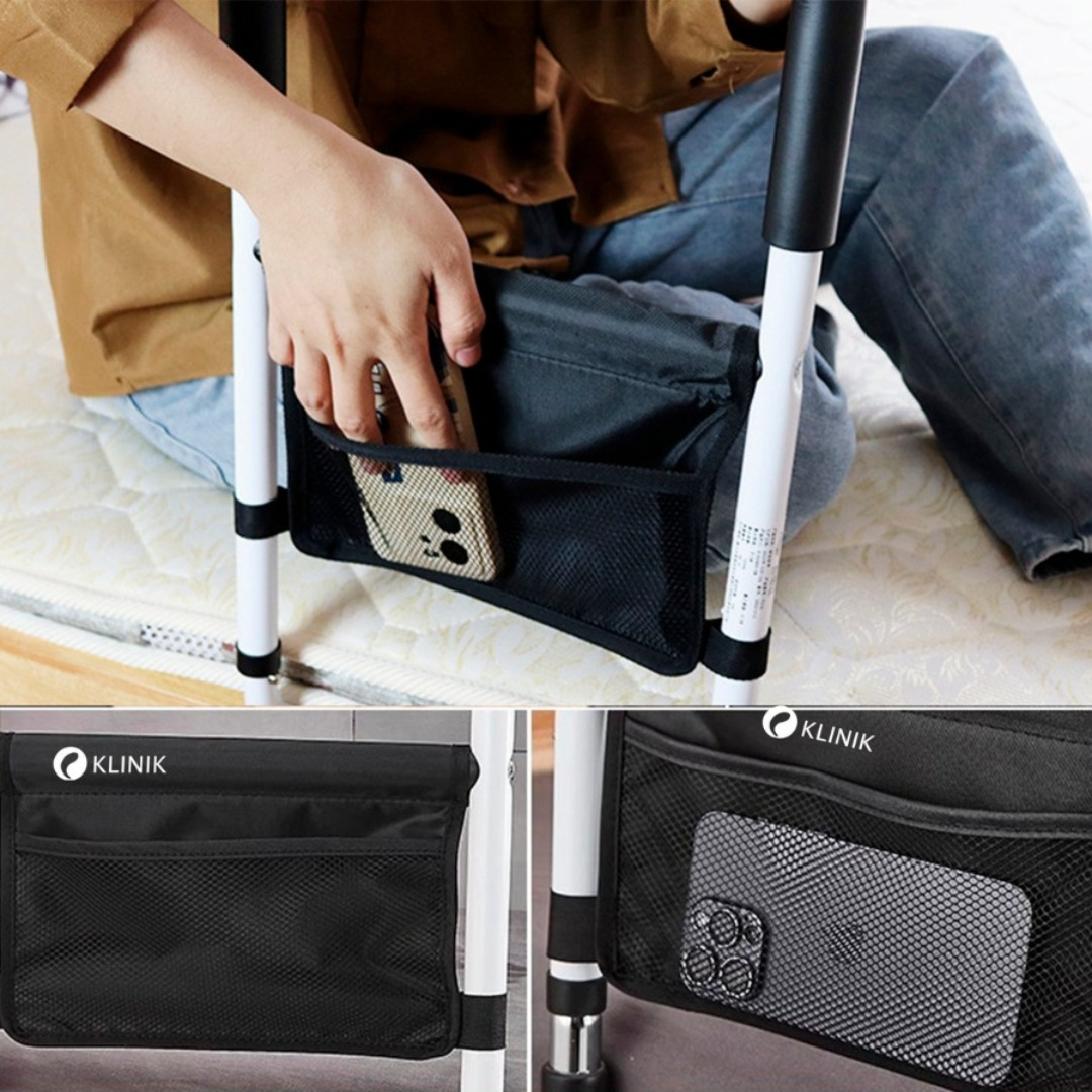 Agarradera Barra De Apoyo Para Cama Reforzada Con Bolsillo-6