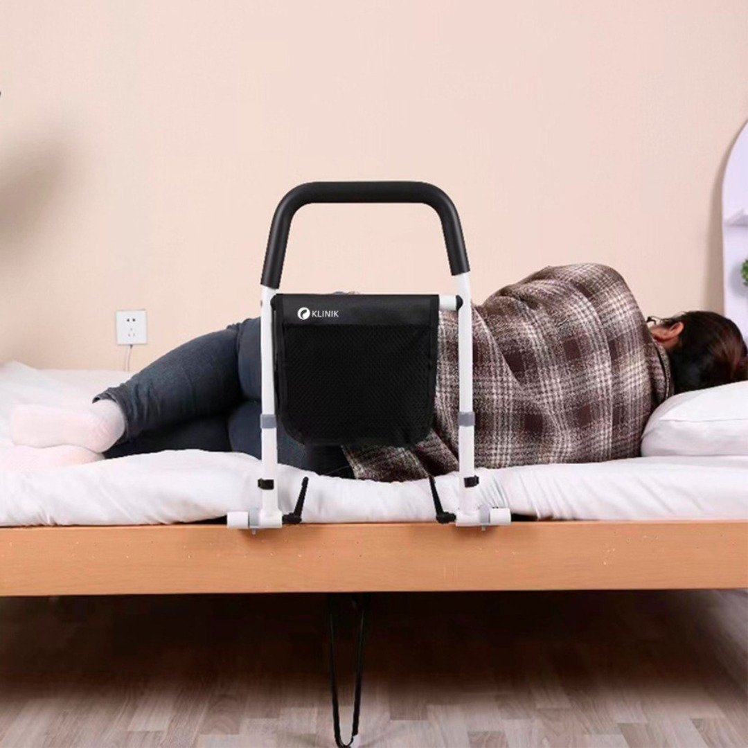 Agarradera Barra De Apoyo Para Cama Reforzada Con Bolsillo-7