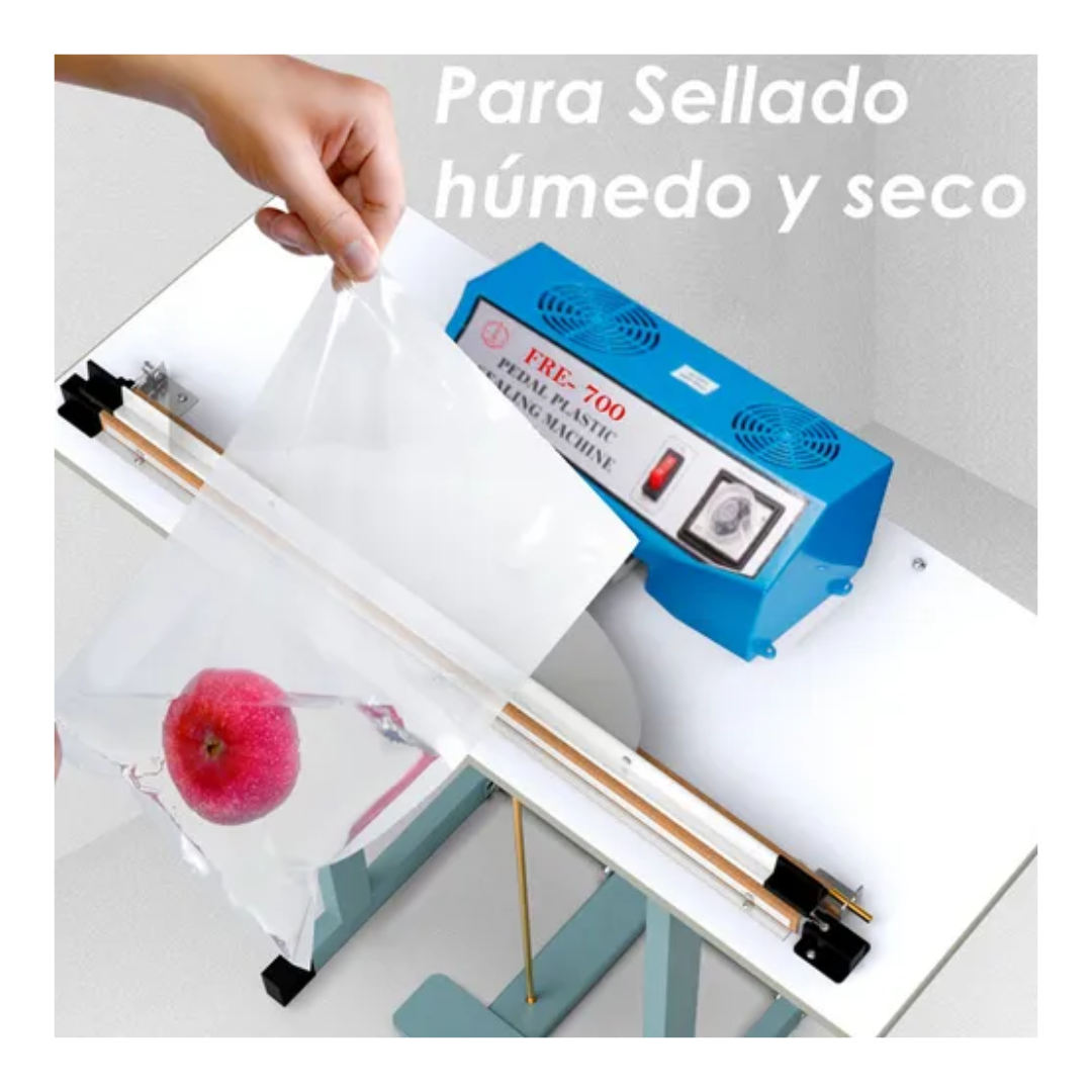 Selladora Cortadora De Bolsa De 70cm Con Pedal 700w-2