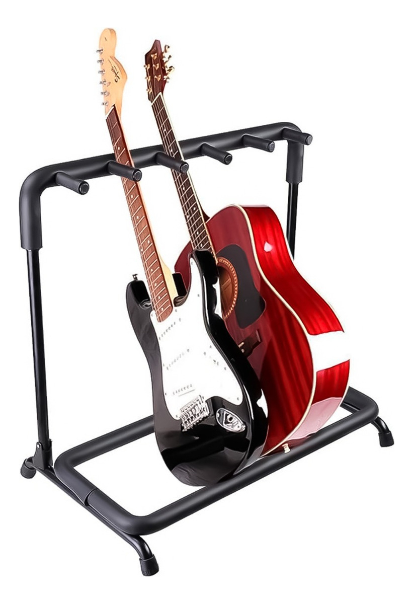 Atril 5 Guitarras Soporte Para 5 Bajos Ukelele-3
