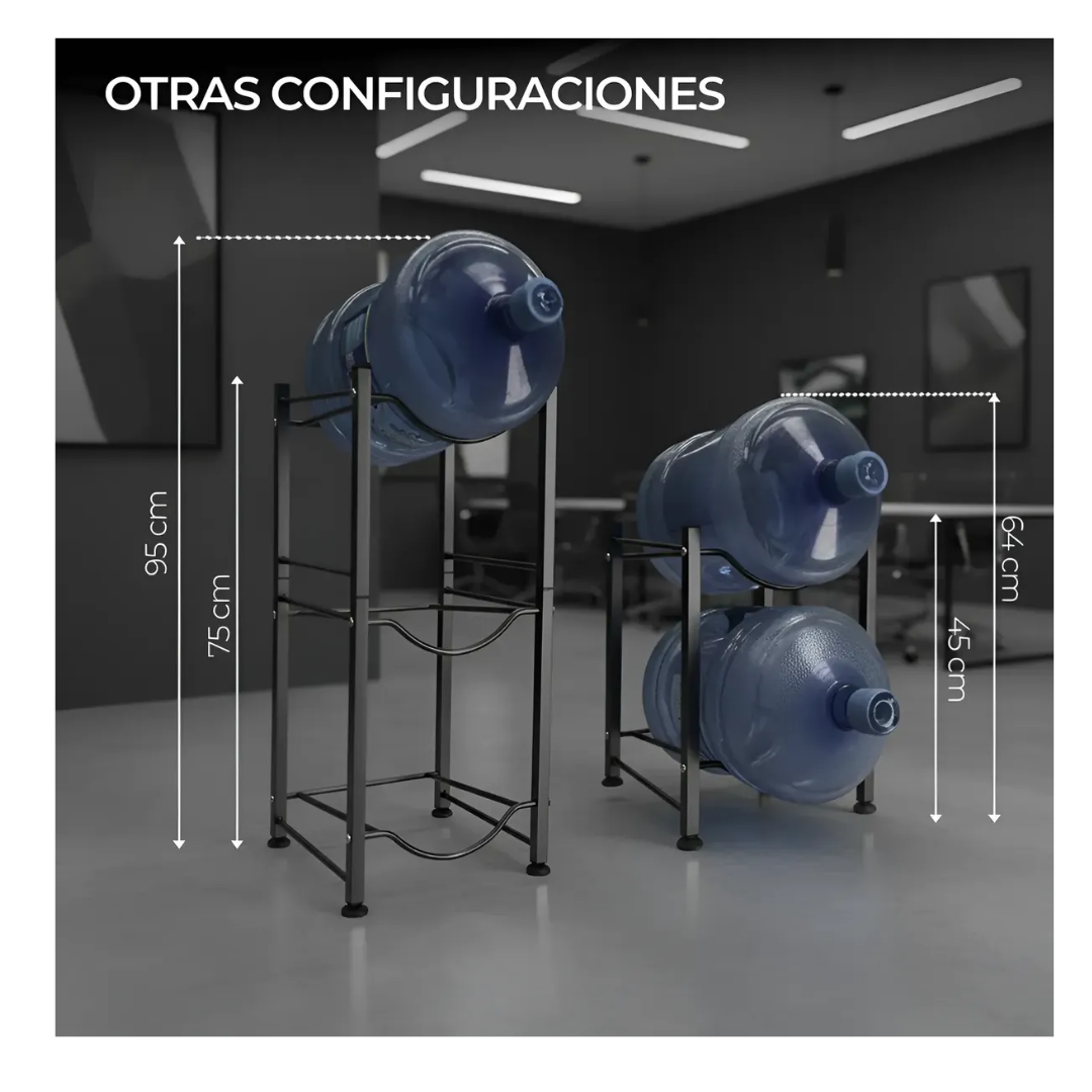 Estante Organizador Rack 4 Botellones Bidones Agua-3