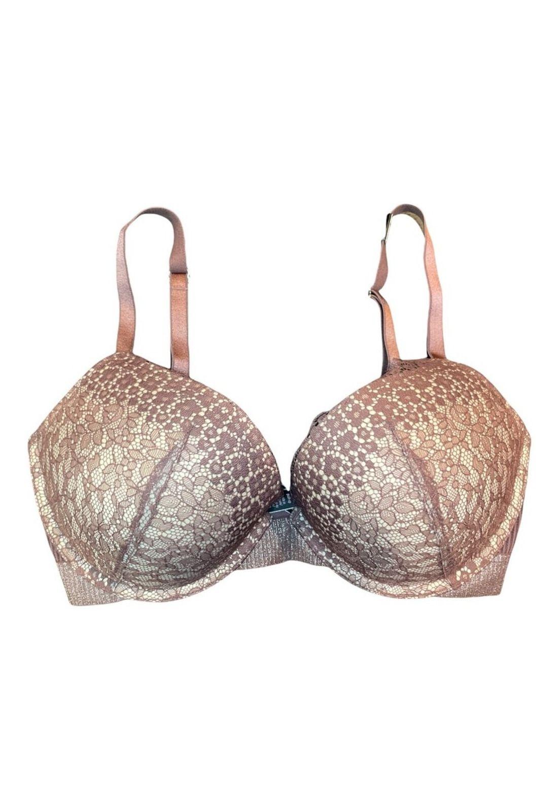 Sostén Push Up Encaje Violeta 36d-0
